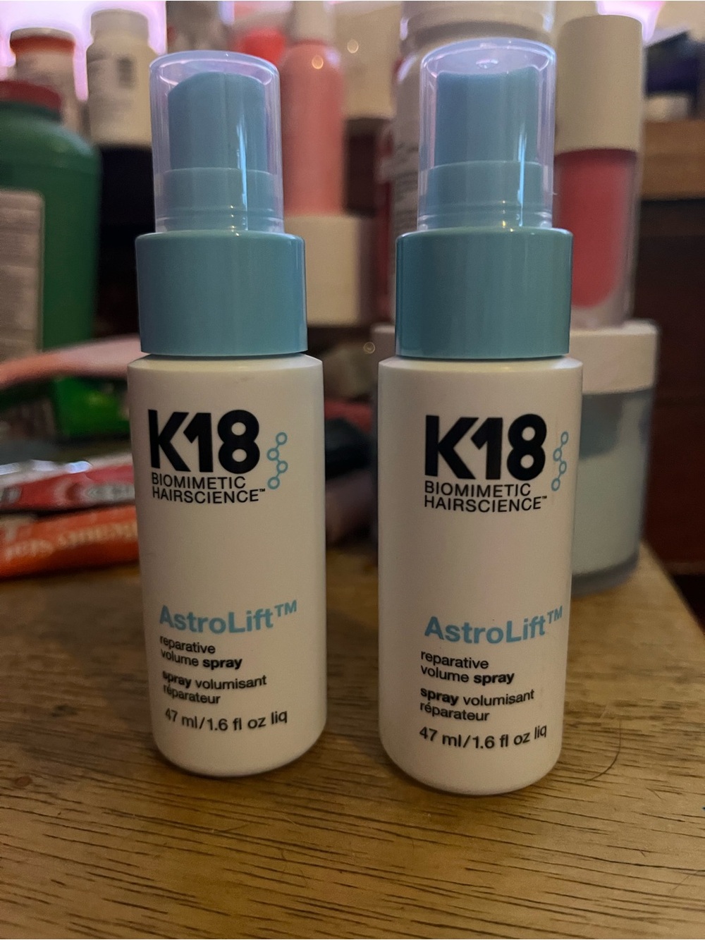 AstroLift Reparative Volume Spray in Light Blue